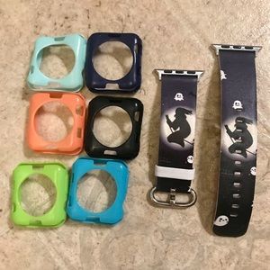 iWatch 38mm band & set of iWatch covers